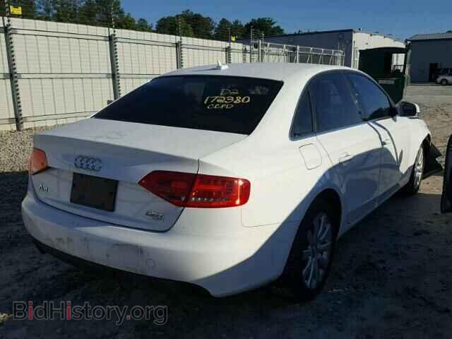 2012 AUDI A4 - VIN: WAUBFAFL0CN021207 - Фото 4