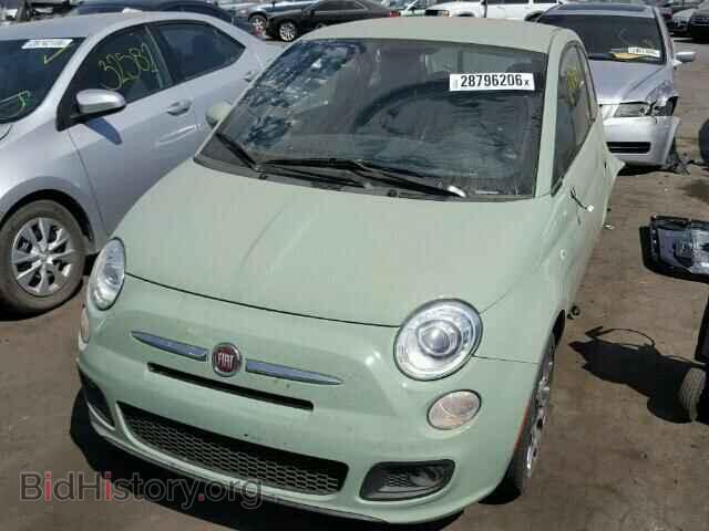 2012 FIAT 500 - VIN: 3C3CFFBR5CT295439 - Фото 2