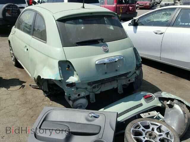 2012 FIAT 500 - VIN: 3C3CFFBR5CT295439 - Фото 3