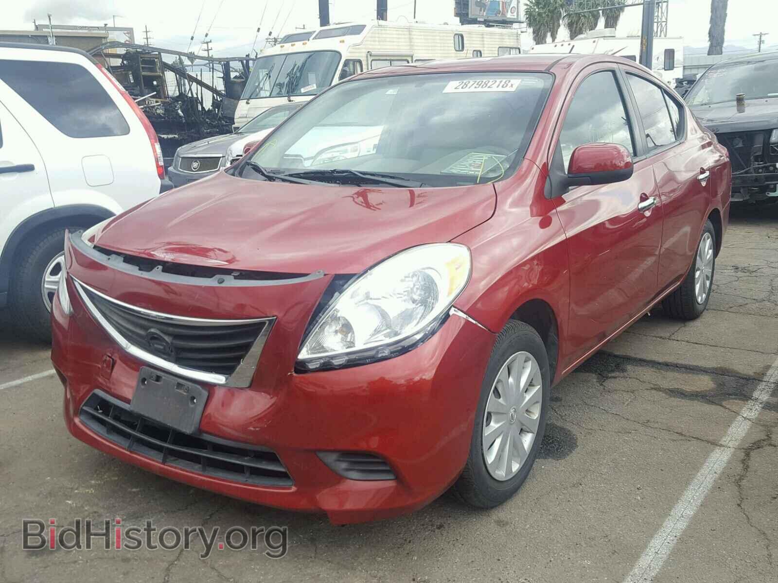 2012 NISSAN VERSA - VIN: 3N1CN7AP9CL824883 - Фото 2