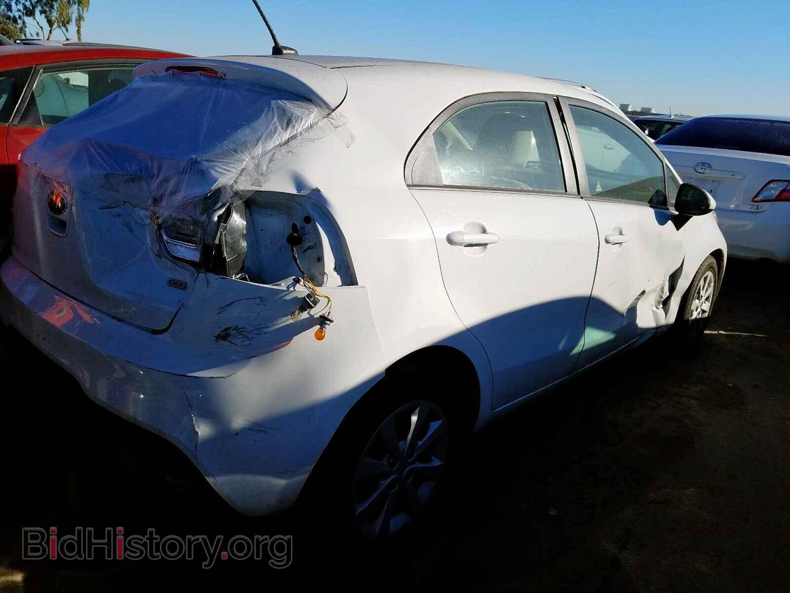 2013 KIA RIO - VIN: KNADM5A37D6285114 - Фото 4