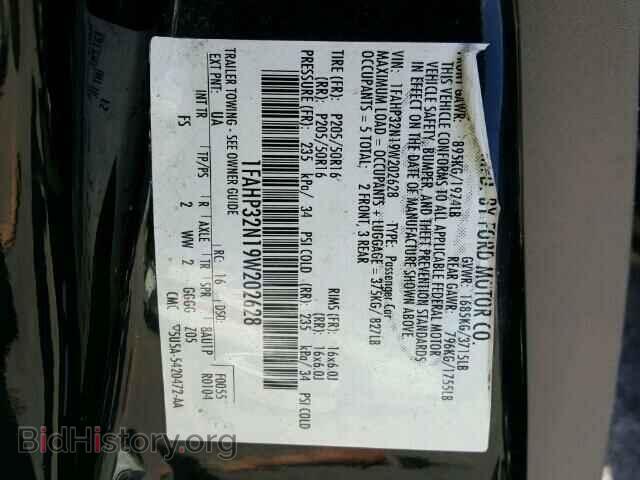 2009 FORD FOCUS - VIN: 1FAHP32N19W202628 - Фото 10
