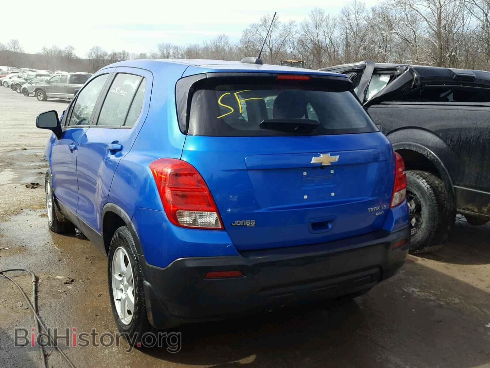 2016 CHEVROLET TRAX - VIN: KL7CJNSB5GB758627 - Фото 3