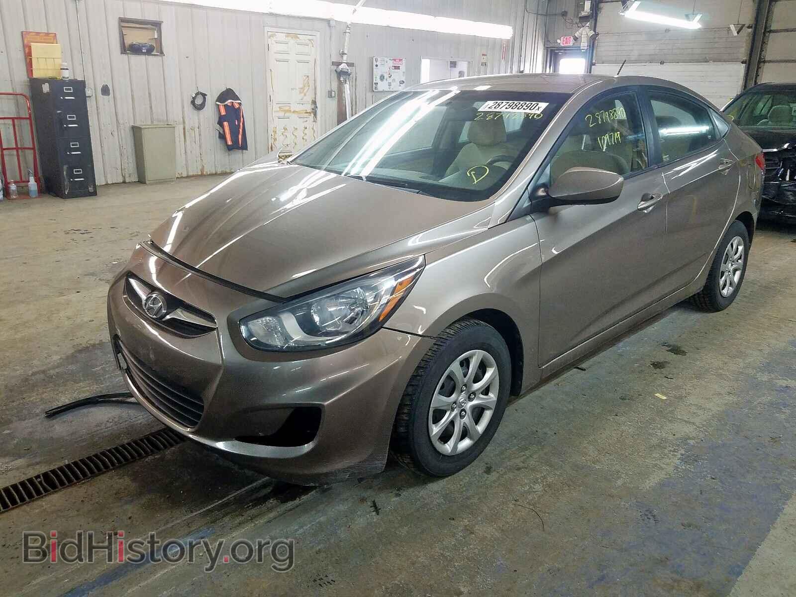 2014 HYUNDAI ACCENT - VIN: KMHCT4AEXEU613955 - Фото 2