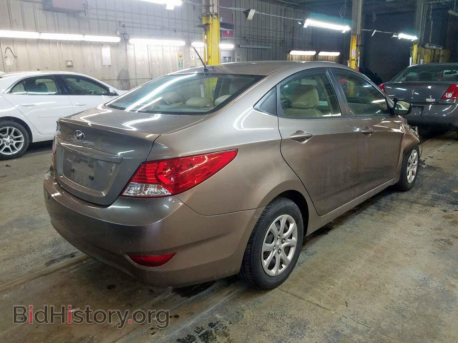 2014 HYUNDAI ACCENT - VIN: KMHCT4AEXEU613955 - Фото 4