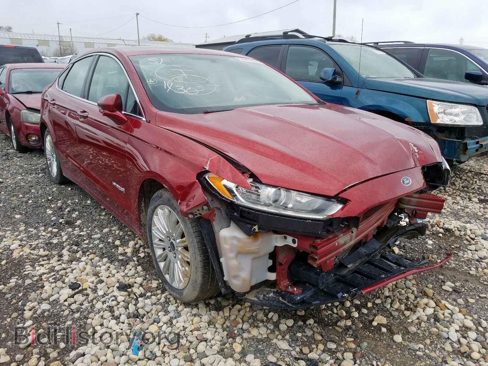 Photo 3FA6P0LU4FR124792 - FORD FUSION 2015