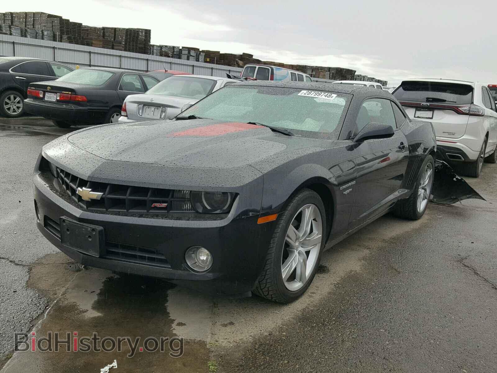 2012 CHEVROLET CAMARO - VIN: 2G1FC1E35C9106375 - Фото 2