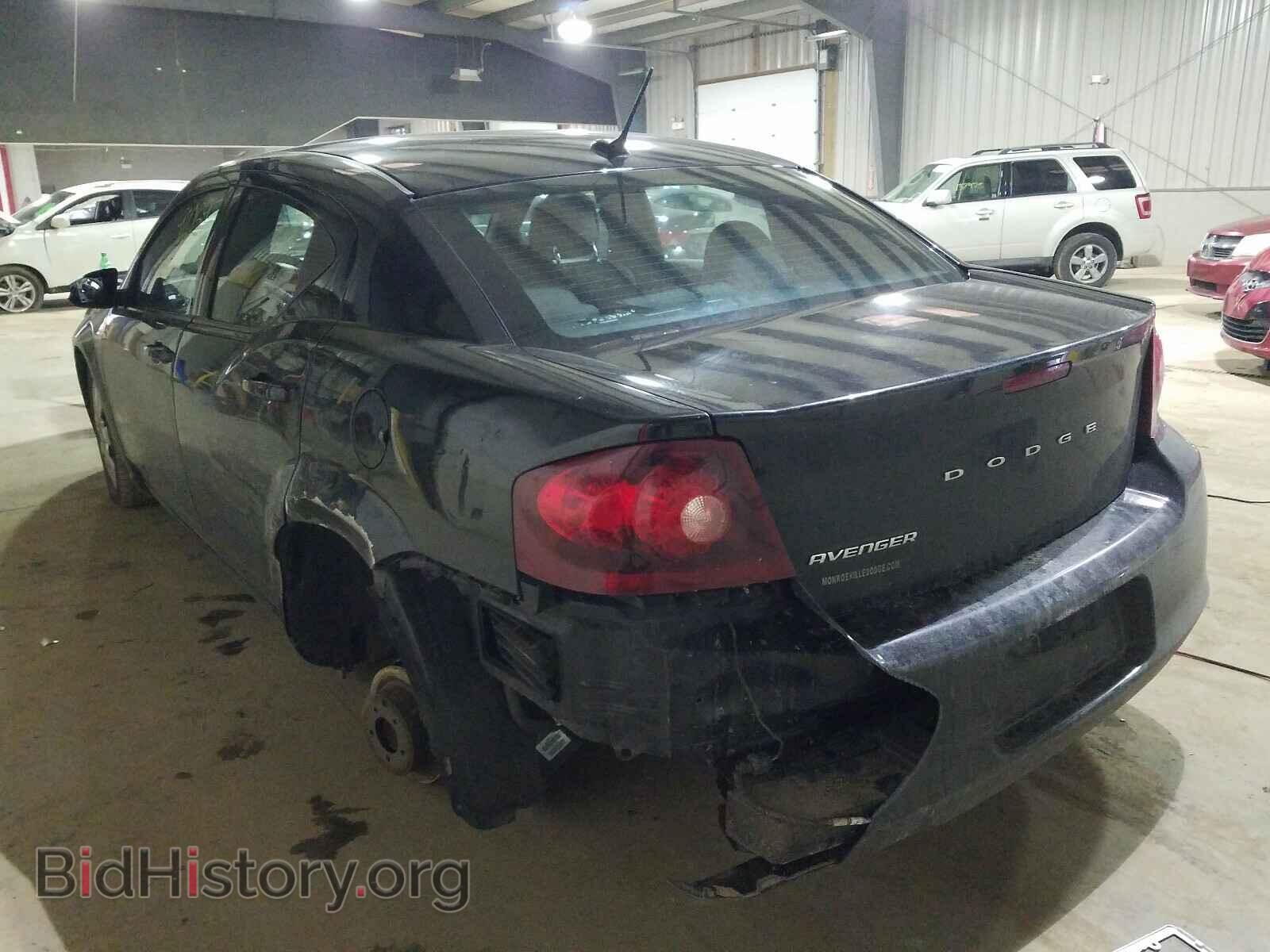 2013 DODGE AVENGER - VIN: 1C3CDZAB6DN702956 - Фото 3