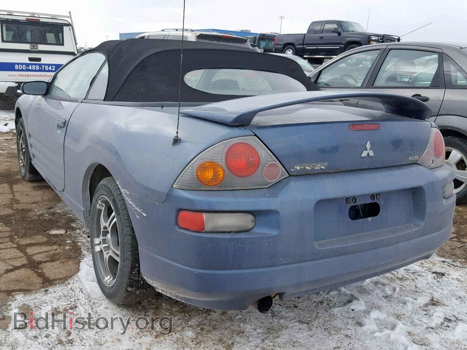 2003 MITSUBISHI ECLIPSE - VIN: 4A3AE45G73E063734 - Фото 3