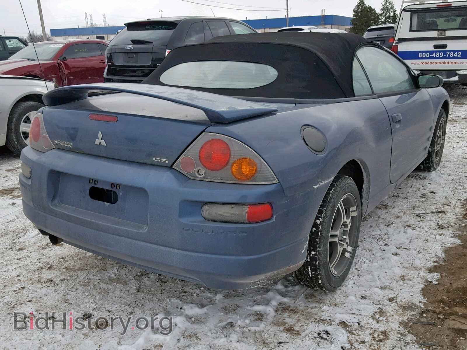 2003 MITSUBISHI ECLIPSE - VIN: 4A3AE45G73E063734 - Фото 4