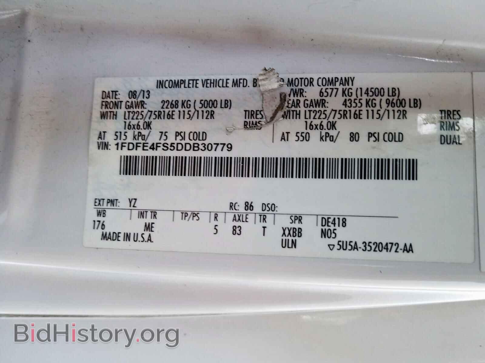 2013 FORD ECONOLINE - VIN: 1FDFE4FS5DDB30779 - Photo 10