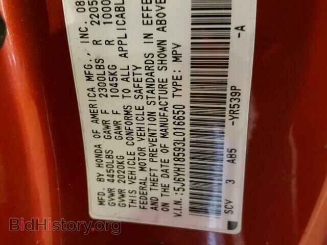 2003 HONDA ELEMENT - VIN: 5J6YH18593L016650 - Фото 10