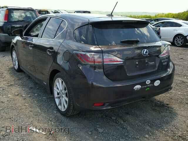 2011 LEXUS CT 200 - VIN: JTHKD5BH2B2041748 - Фото 3