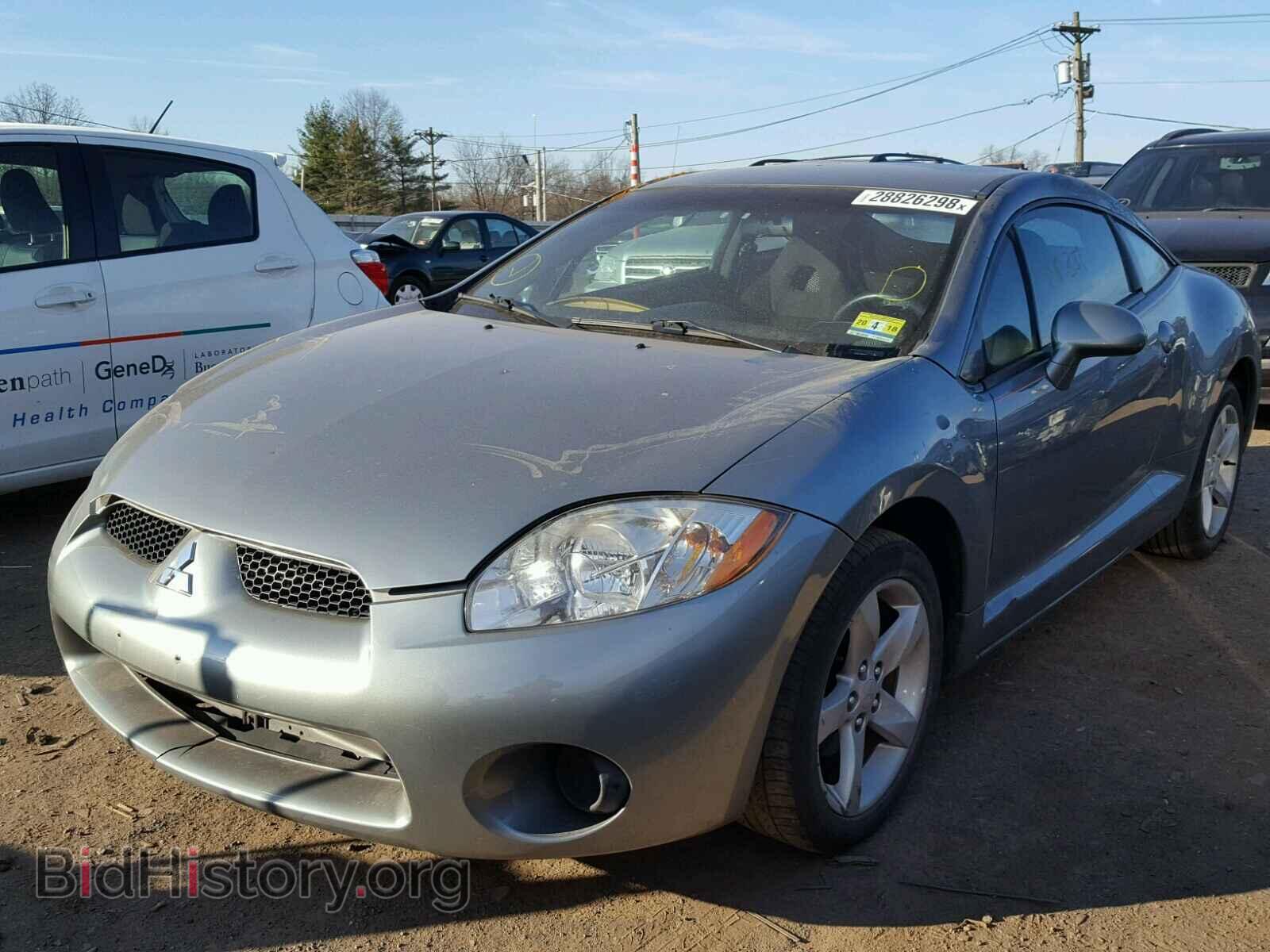 2007 MITSUBISHI ECLIPSE - VIN: 4A3AK24F17E061425 - Фото 2