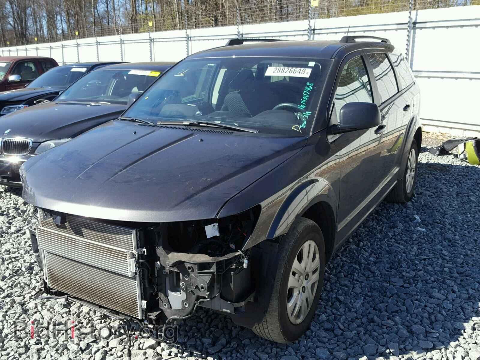 2017 DODGE JOURNEY - VIN: 3C4PDCAB9HT524878 - Фото 2