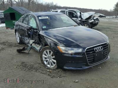 2013 Audi A6 A6 Premium, black — VIN WAUGFAFC1DN080404, Copart