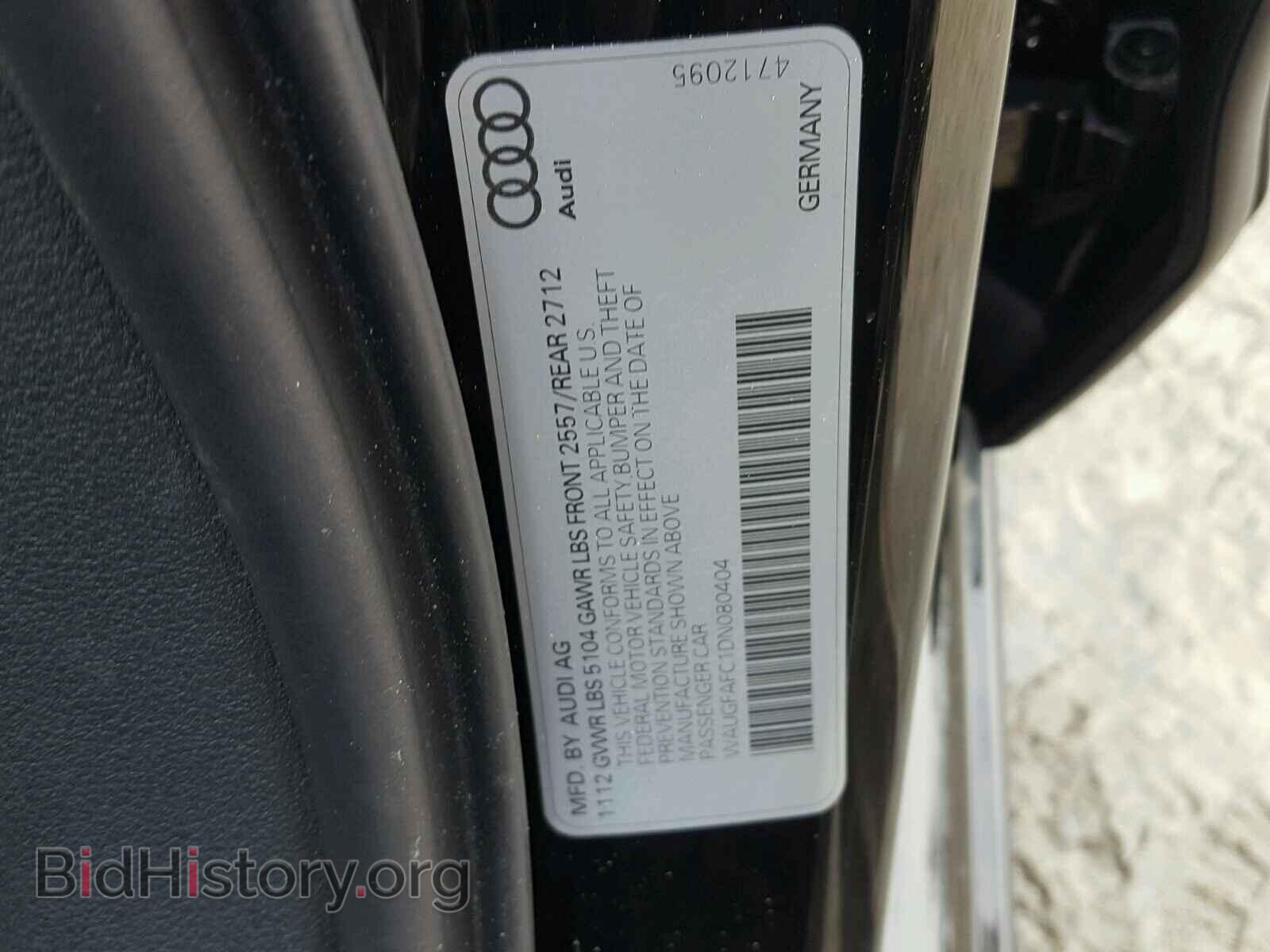 2013 AUDI A6 - VIN: WAUGFAFC1DN080404 - Photo 10