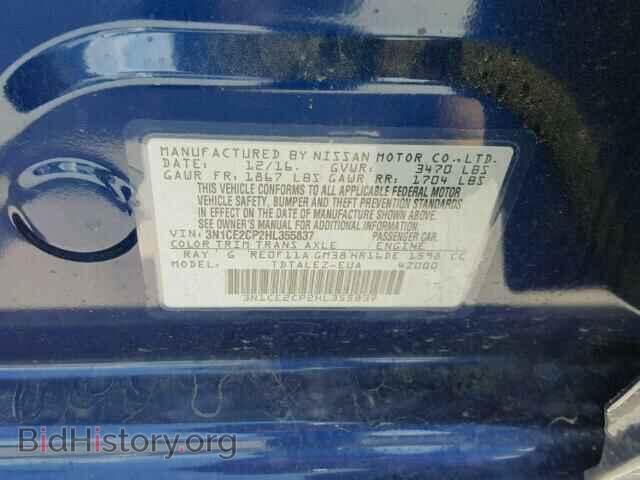 2017 NISSAN VERSA - VIN: 3N1CE2CP2HL355837 - Фото 10