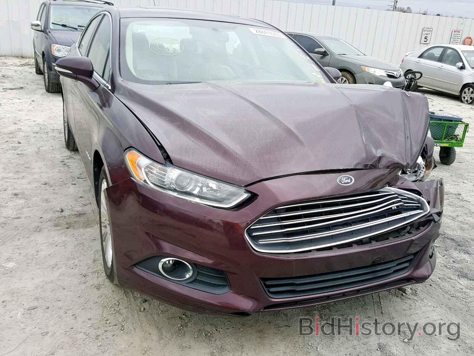 Photo 3FA6P0LU7DR206335 - FORD FUSION SE 2013