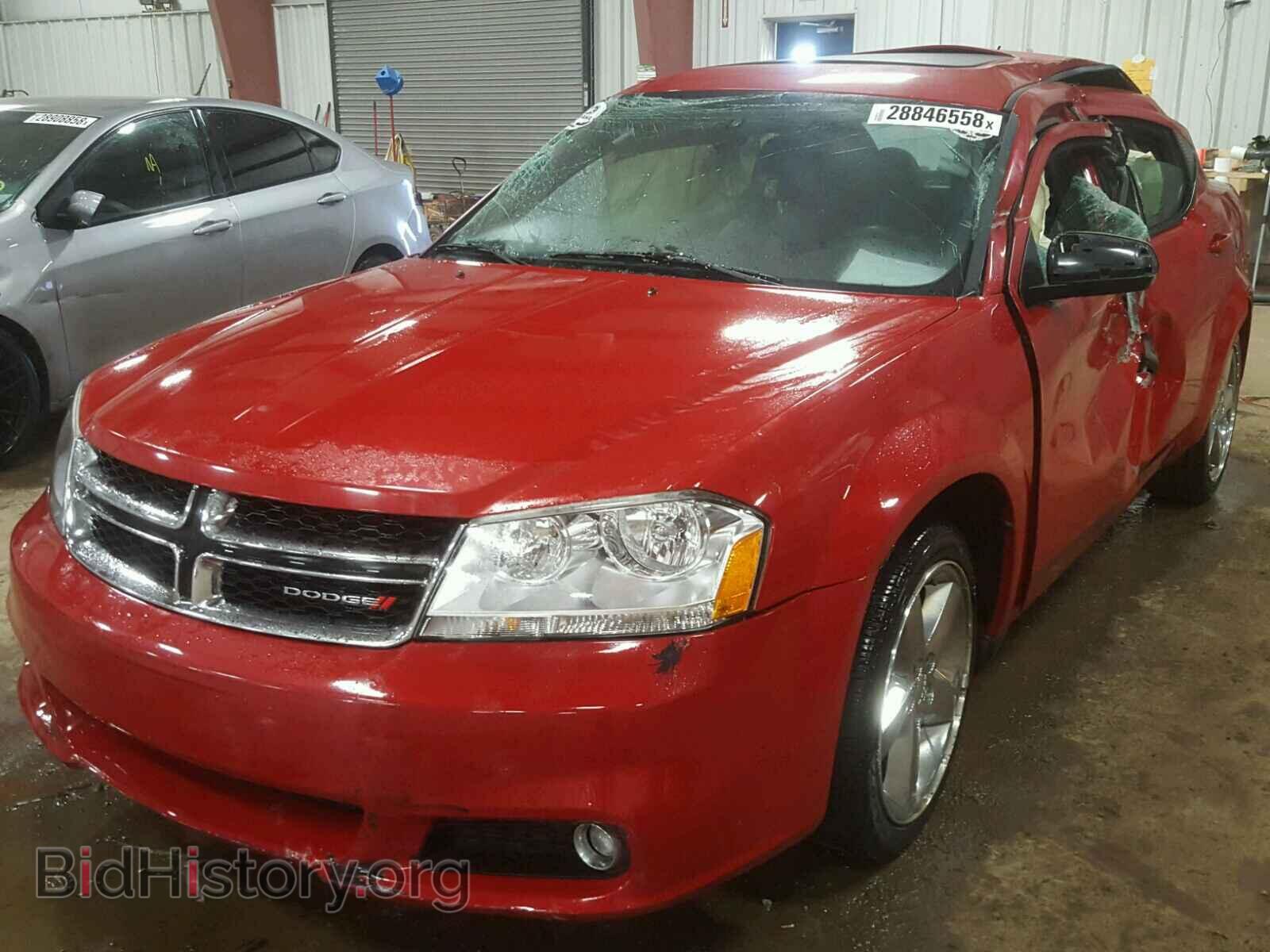 2013 DODGE AVENGER - VIN: 1C3CDZCBXDN586447 - Фото 2