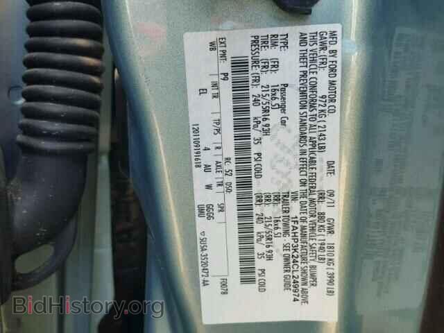 2012 FORD FOCUS - VIN: 1FAHP3K24CL249974 - Photo 10