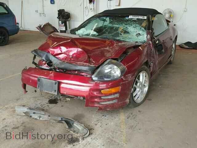 2001 MITSUBISHI ECLIPSE - VIN: 4A3AE55H91E008827 - Фото 2