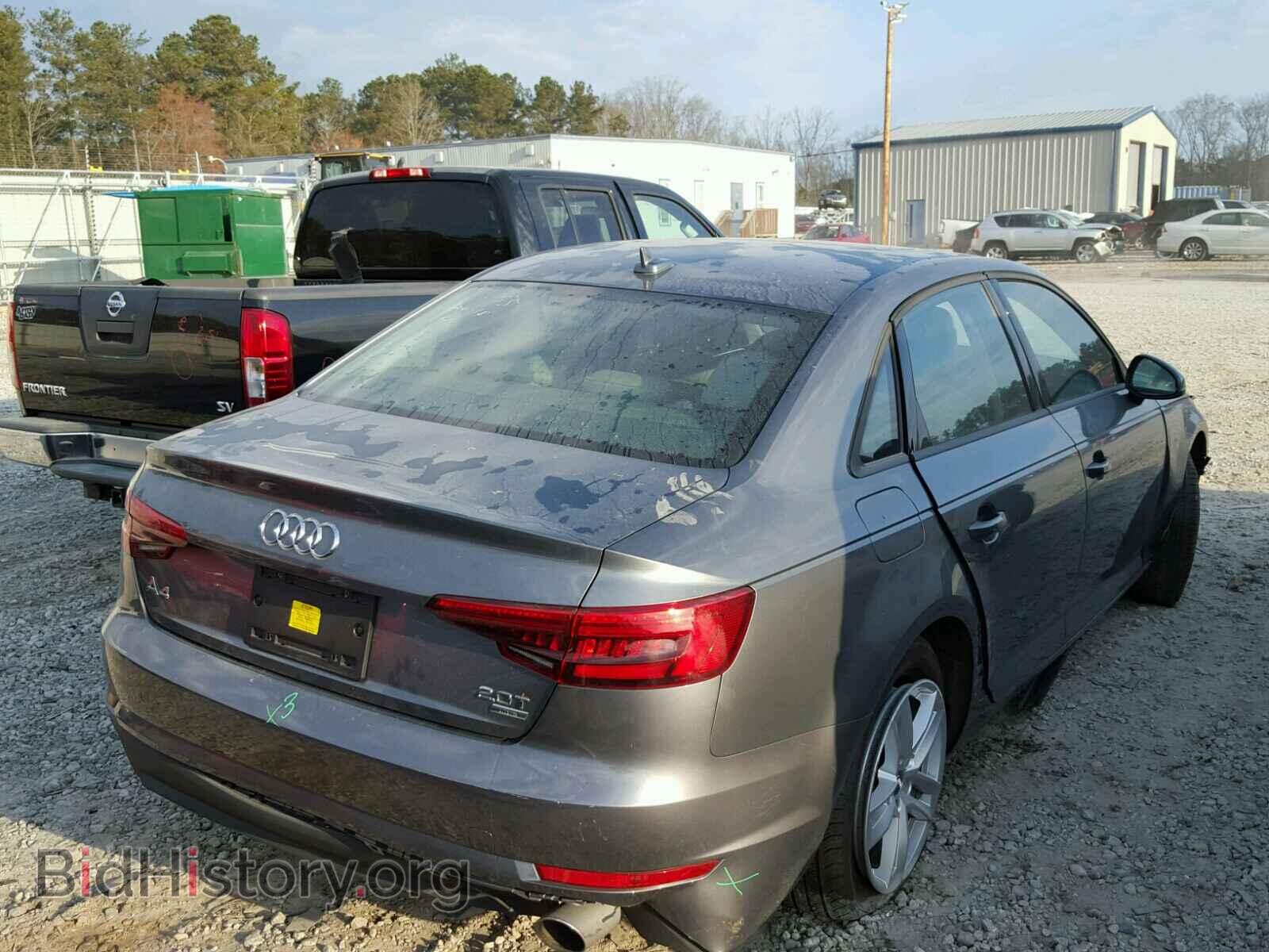 2017 AUDI A4 - VIN: WAUGMAF44HN068655 - Фото 4