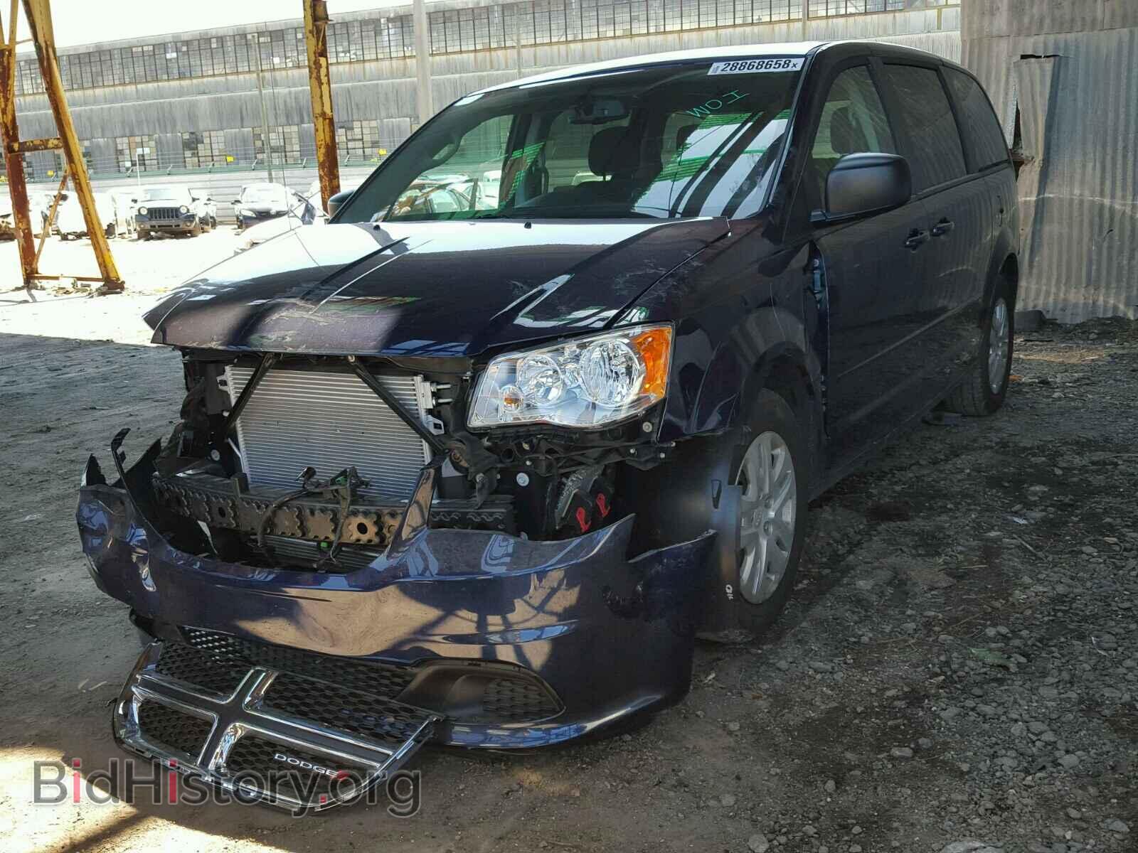2017 DODGE CARAVAN - VIN: 2C4RDGBG9HR604940 - Фото 2