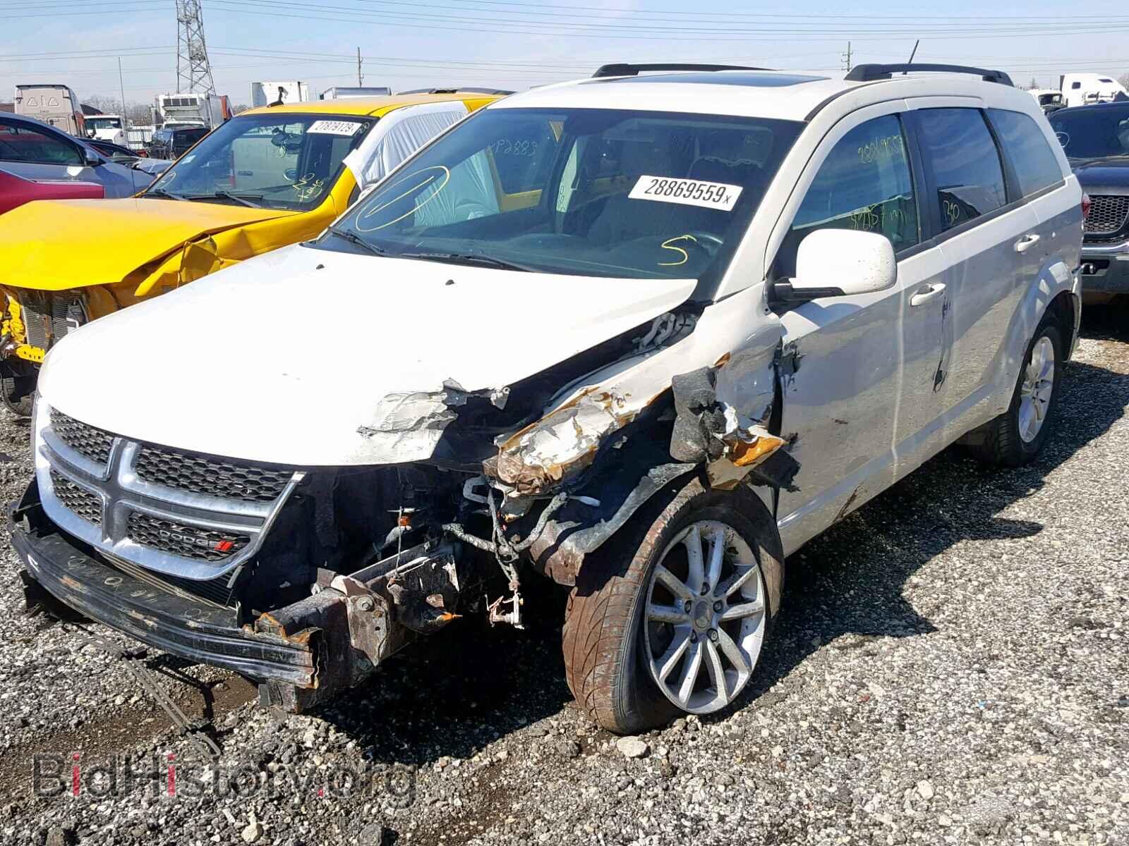 2014 DODGE JOURNEY SX - VIN: 3C4PDCBB5ET118929 - Фото 2