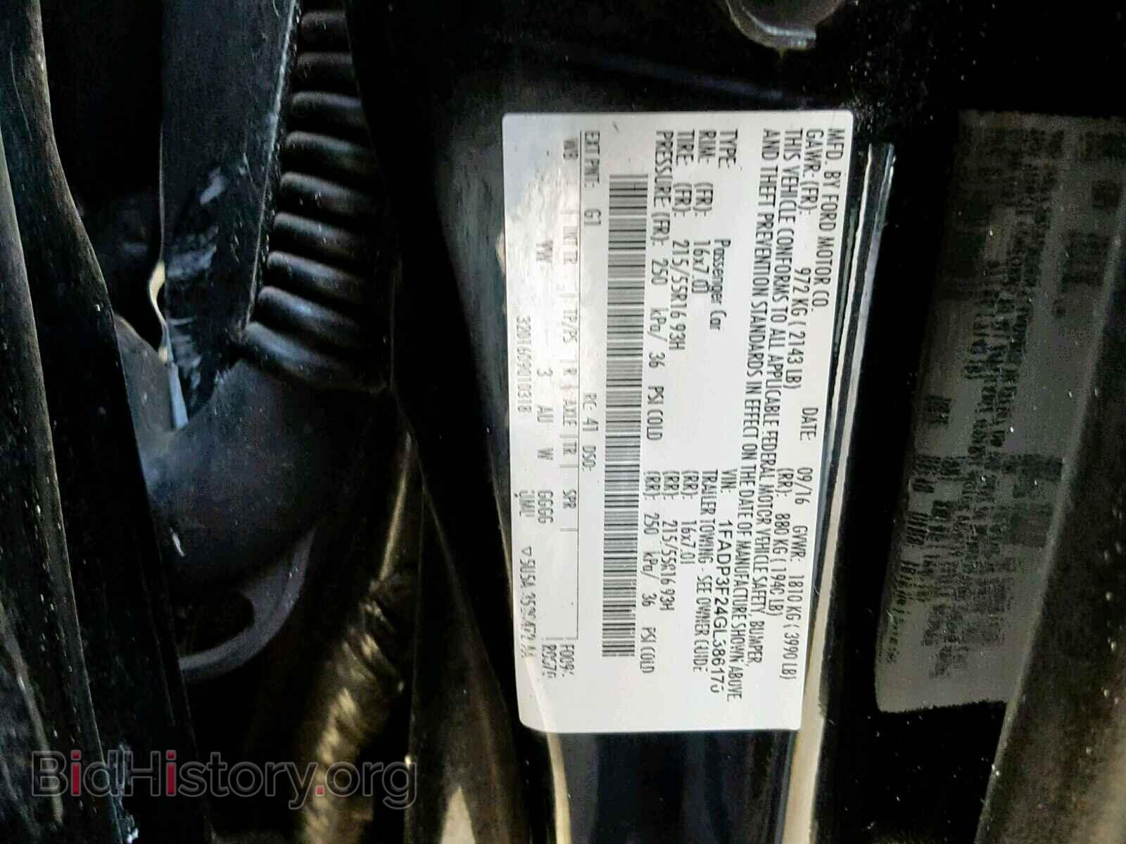 2016 FORD FOCUS SE - VIN: 1FADP3F24GL386170 - Фото 10