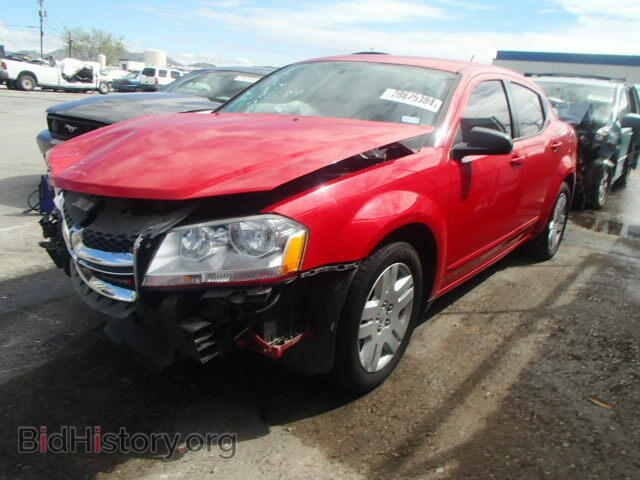 2012 DODGE AVENGER - VIN: 1C3CDZAGXCN309570 - Фото 2