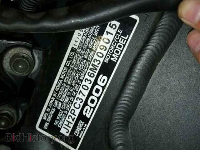2006 HONDA CBR CYCLE - VIN: JH2PC37036M309015 - Фото 10