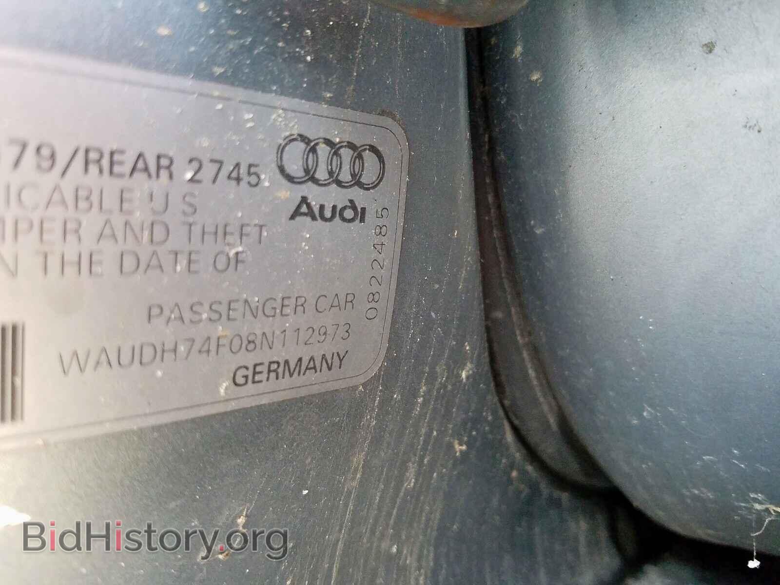 2008 AUDI A6 - VIN: WAUDH74F08N112973 - Фото 10