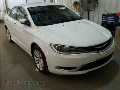 2015 Chrysler 200 200 Limite, белый — VIN 1C3CCCAB0FN723353, Copart