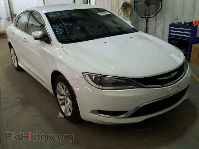 2015 Chrysler 200 200 Limite (VIN 1C3CCCAB0FN723353) — photo 1 of 10, Copart, damage: side