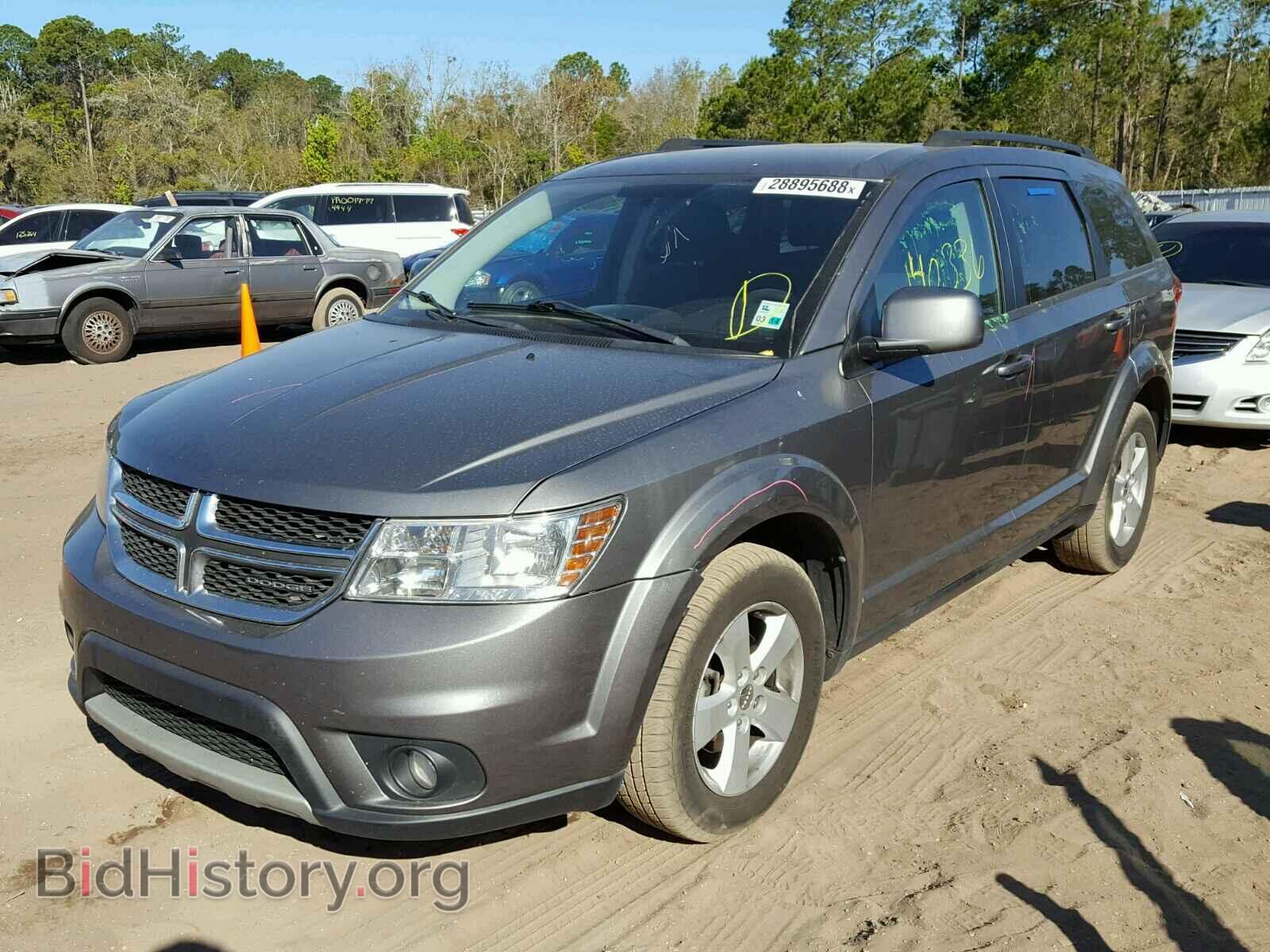 2012 DODGE JOURNEY - VIN: 3C4PDCBG2CT196643 - Фото 2
