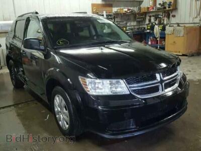 2017 Dodge JOURNEY SE, черный — VIN 3C4PDCABXHT551474, Copart