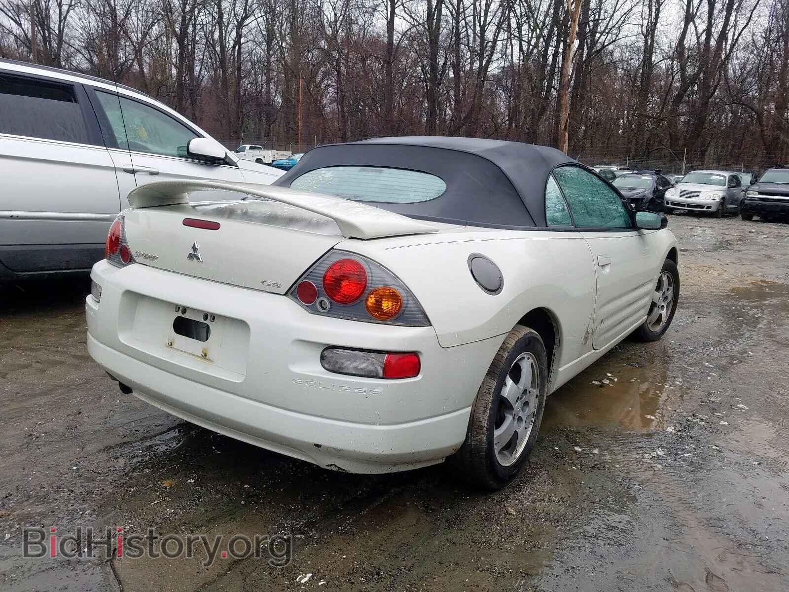 2003 MITSUBISHI ECLIPSE - VIN: 4A3AE45G53E025483 - Фото 4