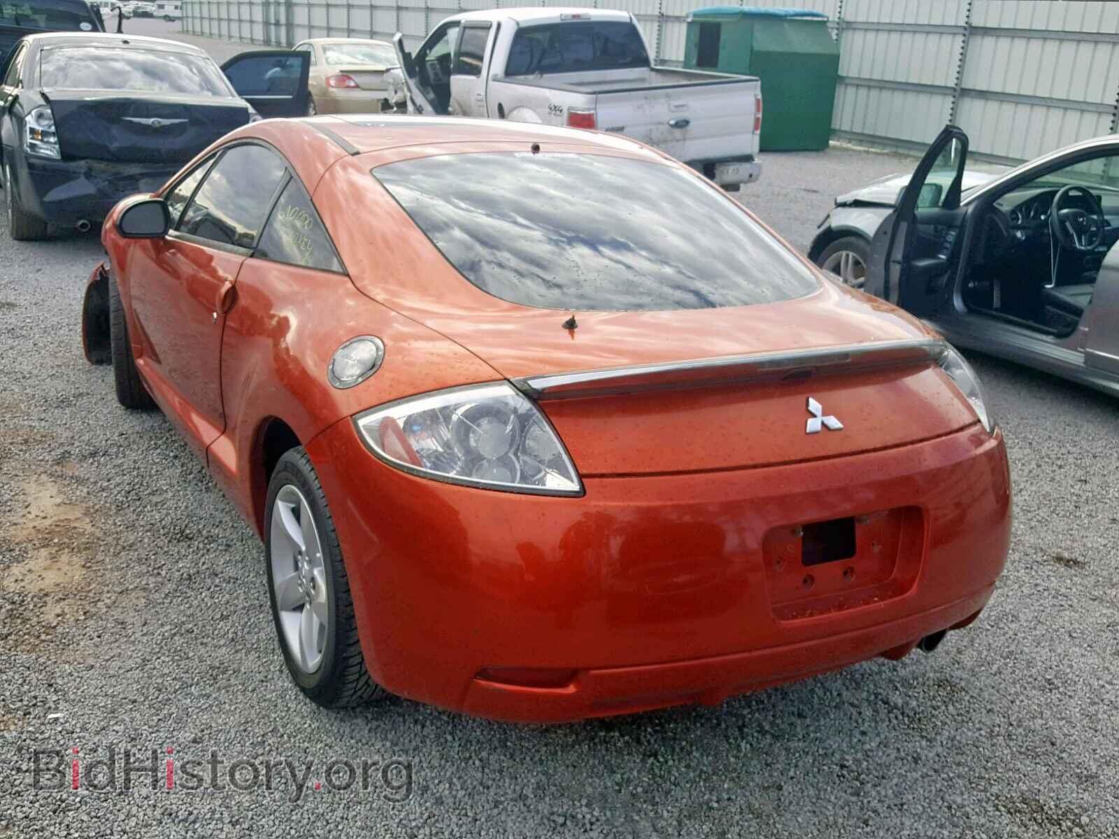 2007 MITSUBISHI ECLIPSE - VIN: 4A3AK34T47E041424 - Фото 3