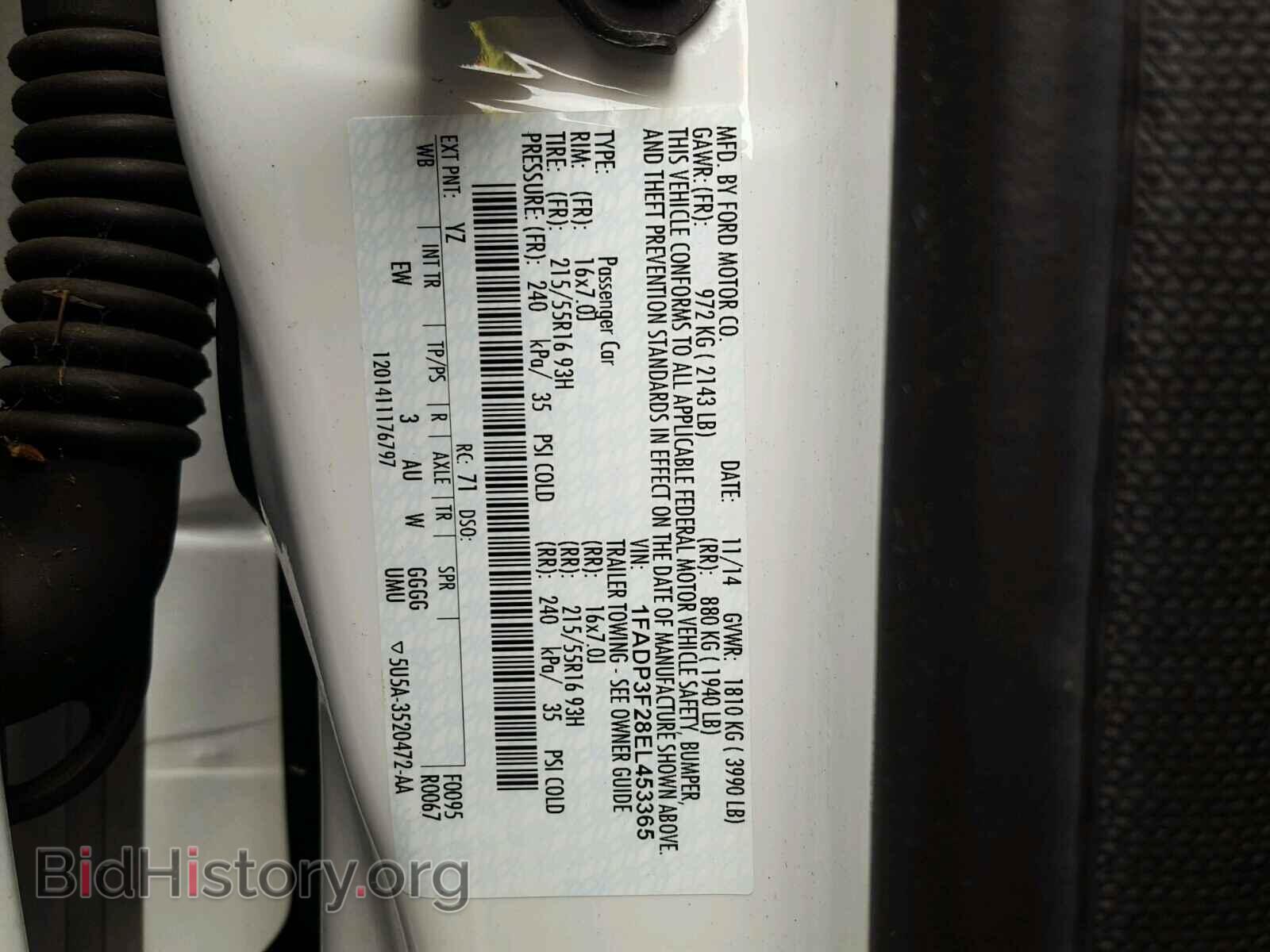 2014 FORD FOCUS - VIN: 1FADP3F28EL453365 - Photo 10