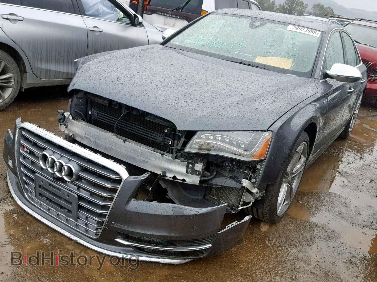 2013 AUDI S8 - VIN: WAUD2AFD3DN025007 - Фото 2