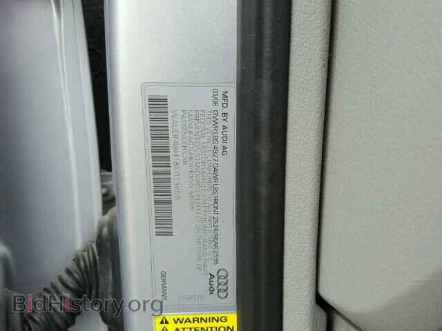 2008 AUDI A4 - VIN: WAUDF48H18K013659 - Фото 10
