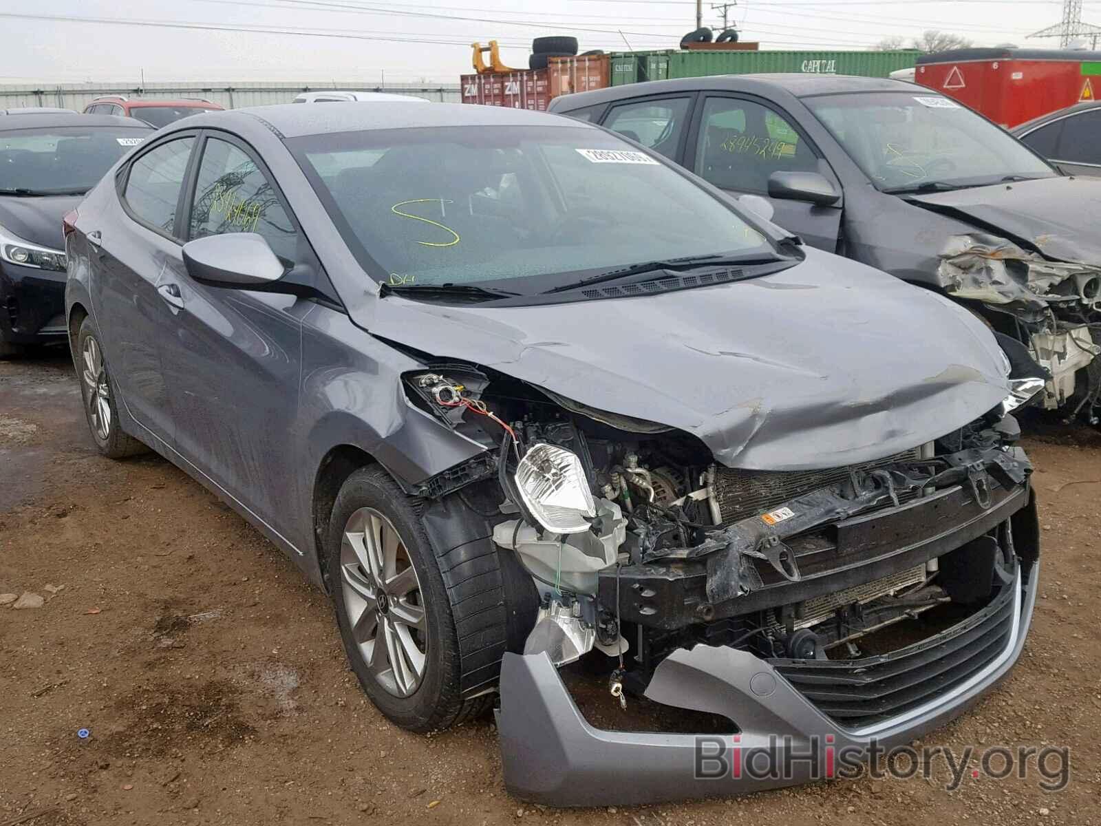 Photo KMHDH4AE5GU502366 - HYUNDAI ELANTRA 2016