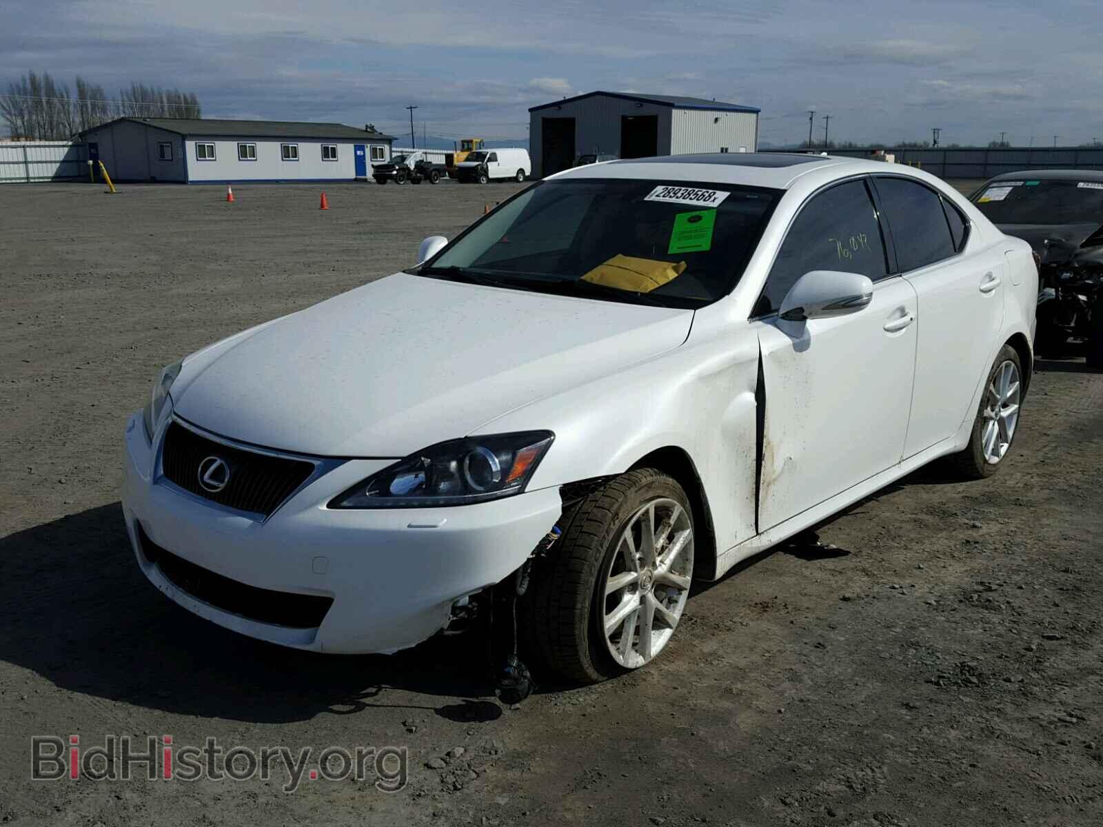 2011 LEXUS IS350 - VIN: JTHCE5C20B5000741 - Фото 2
