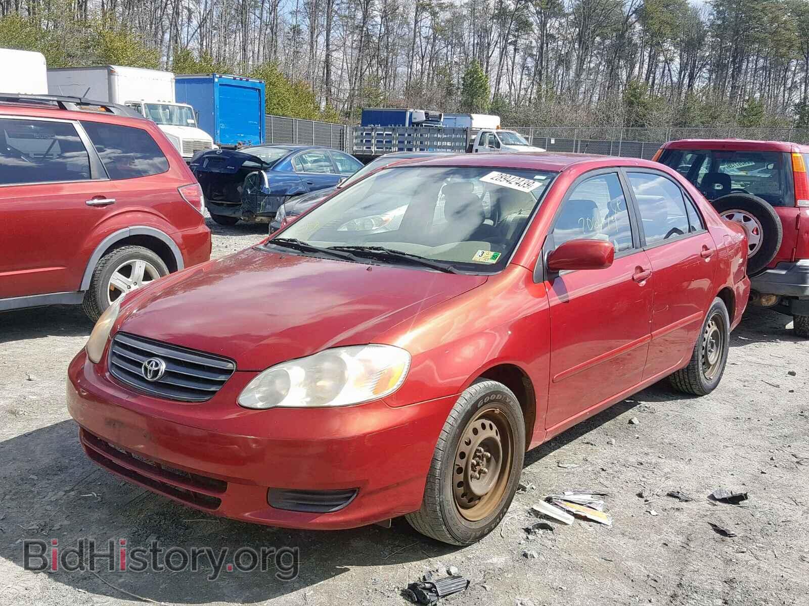 2003 TOYOTA COROLLA - VIN: 2T1BR38EX3C085763 - Фото 2