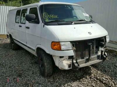 2003 Dodge RAM VAN RAM Van B1, white — VIN 2D7HB11Y83K501508, Copart