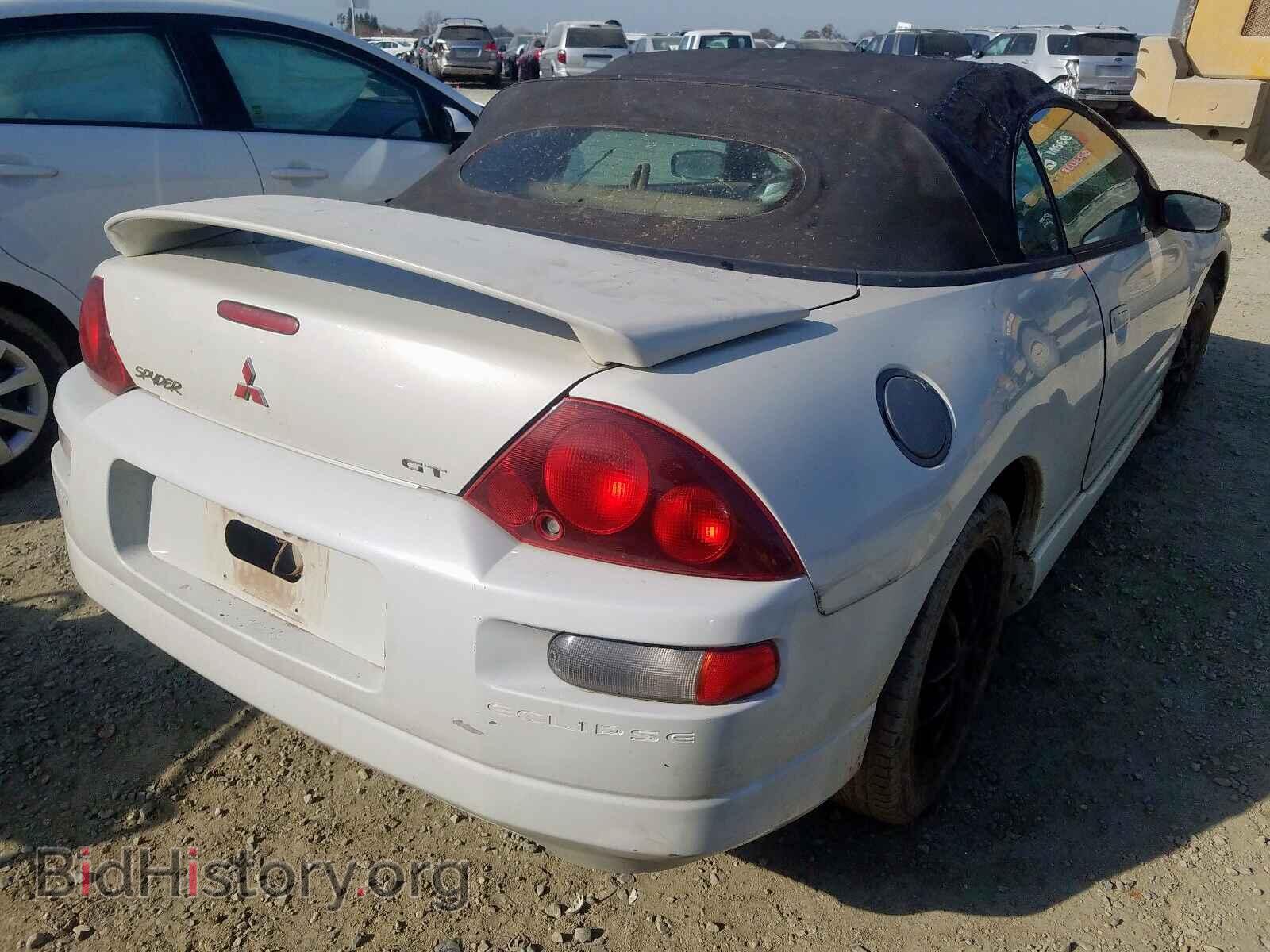 2001 MITSUBISHI ECLIPSE - VIN: 4A3AE85H41E212405 - Фото 4