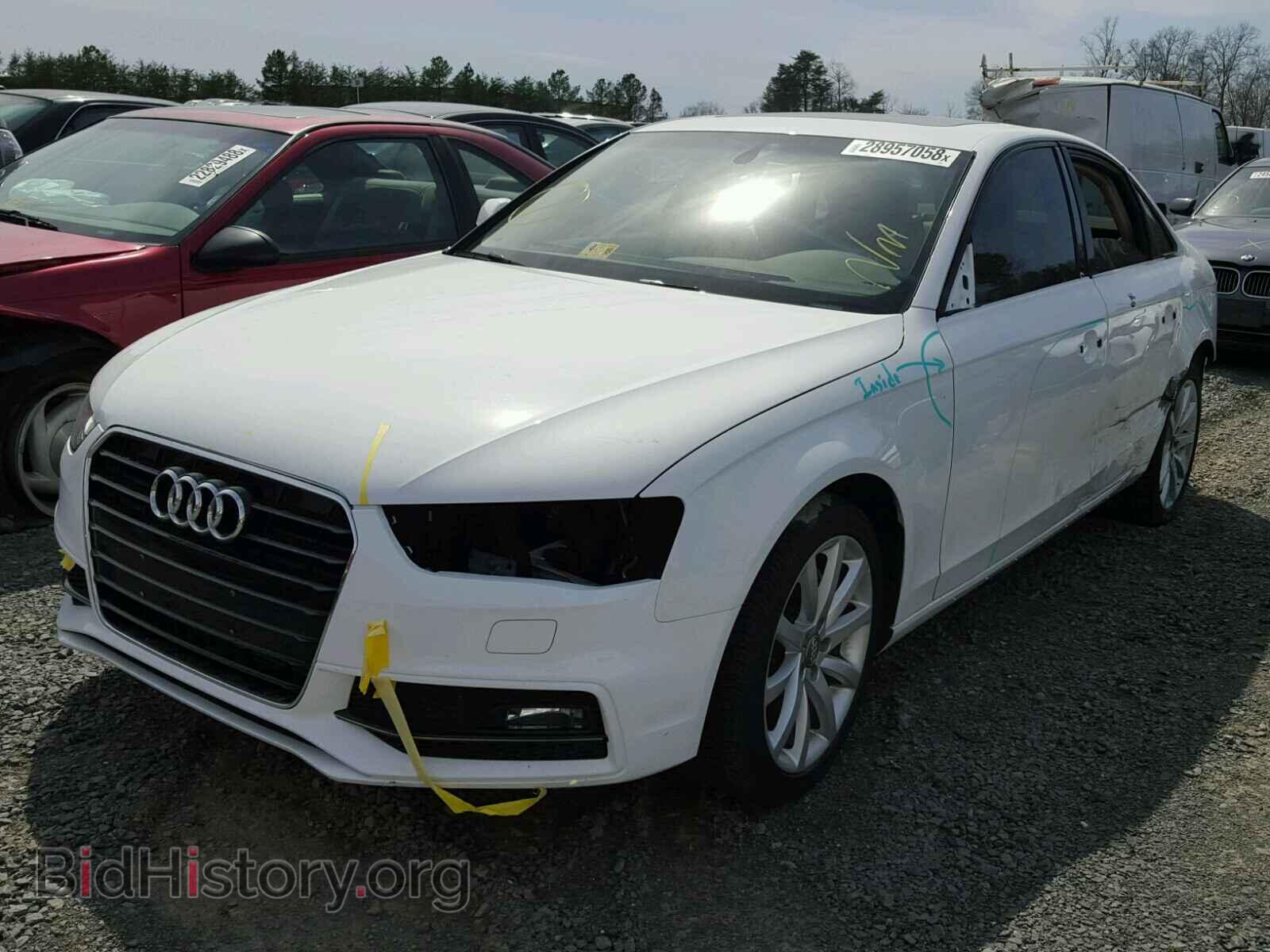 2014 AUDI A4 - VIN: WAUAFAFL5EN045047 - Фото 2