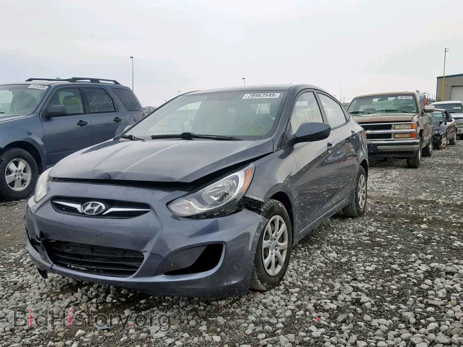 2012 HYUNDAI ACCENT - VIN: KMHCT4AE5CU184009 - Фото 2