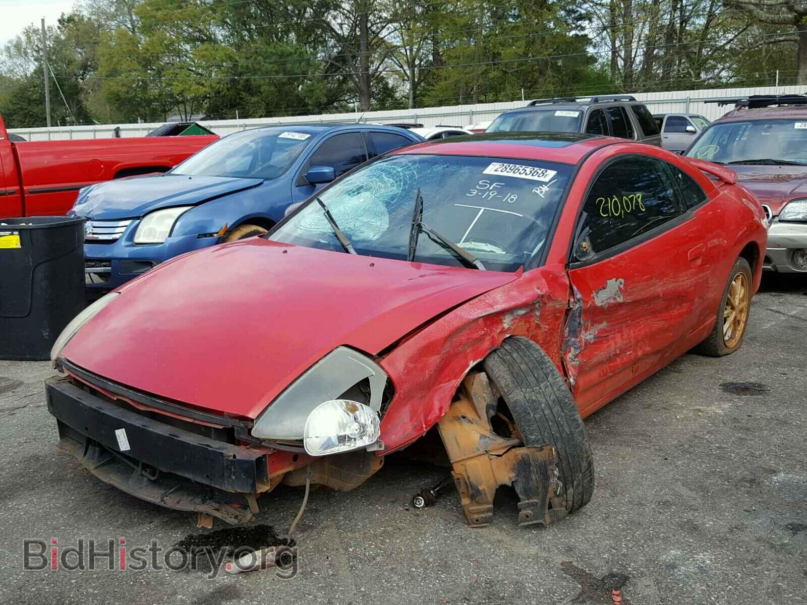 2001 MITSUBISHI ECLIPSE - VIN: 4A3AC44G71E077122 - Photo 2
